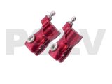 LX0356  Lynx Heli Innovations 130 X Tail Grip Set Red Devil Edition 2pcs  